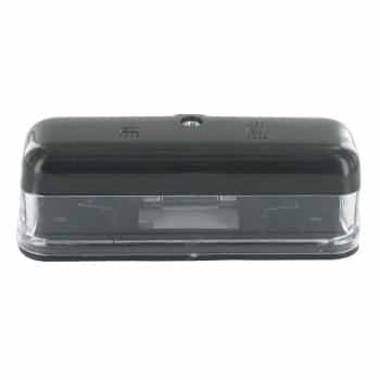 Number plate lighting black