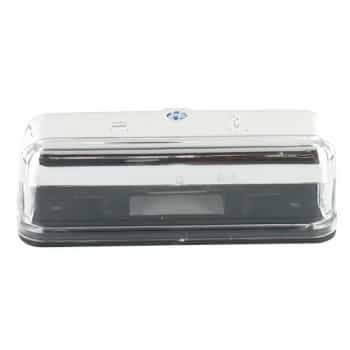 Number plate lighting chrome