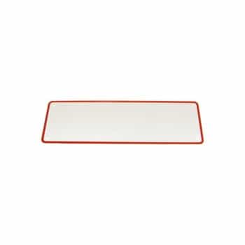 Number plate short red