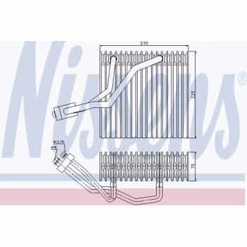 Evaporator, air conditioning