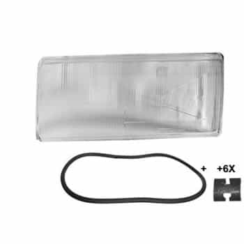 Headlight glass left 5928977 Van Wezel