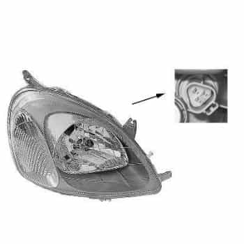 Headlight right 5430962 Van Wezel