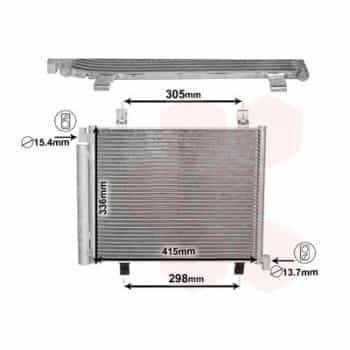 Condenser, air conditioning 58005327 International Radiators