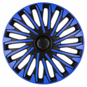 4-piece Hubcaps Soho 16-inch black / blue