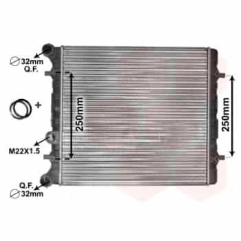 Radiator, engine cooling *** IR PLUS *** 58002152 International Radiators Plus