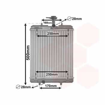 Radiator, engine cooling 53002363 International Radiators