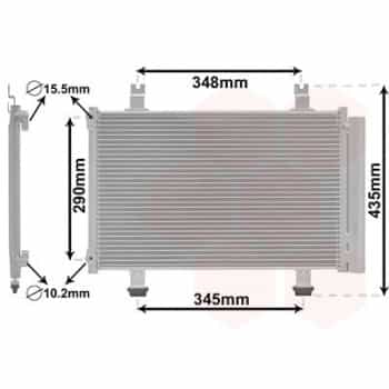 Condenser, air conditioning 52005087 International Radiators