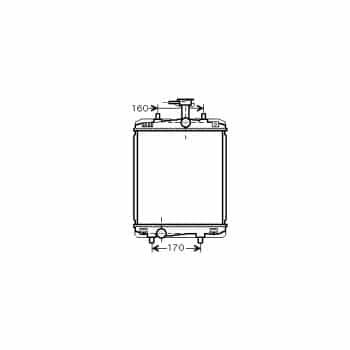 Radiator, engine cooling 53002360 International Radiators