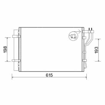 Condenser, air conditioning 83005206 International Radiators