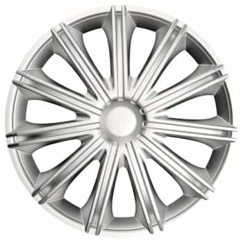 4-piece Hubcaps Nero 18-inch silver