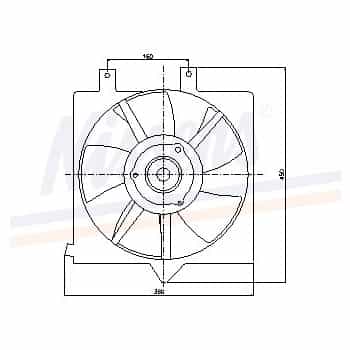 Fan, A/C condenser