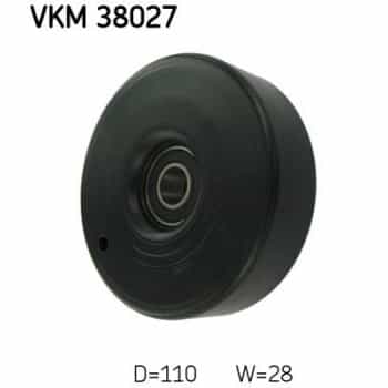 Deflection/Guide Pulley, v-ribbed belt VKM 38027 SKF
