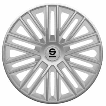 4-piece Sparco Hubcaps Bergamo 16-inch silver