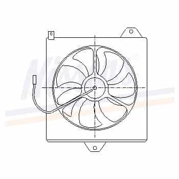 Fan, A/C condenser