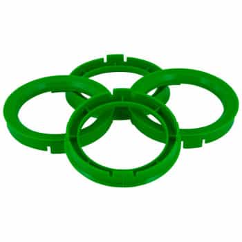 TPI ​Centering Rings 70.4->59.1mm Green 4 pieces