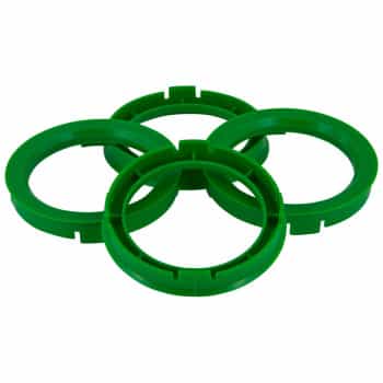 TPI Centering Rings 74.1->57.1mm Green 4 pieces