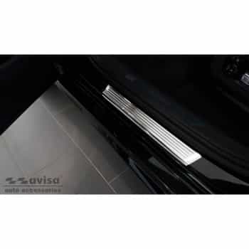 Stainless steel door sills suitable for BMW X6 (G06) 2019- 'Lines' - 4-piece