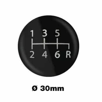 Simoni Racing Gear knob shift pattern 6-speed (reverse right bottom) ÃƒÂ˜30mm
