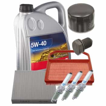 Discount set service including engine oil
