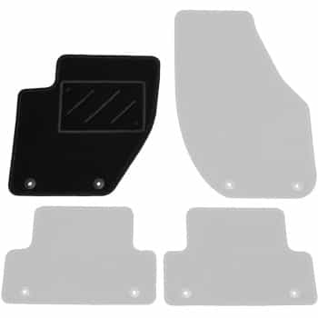 Car mat Front Left Volvo V40 2012- 1-piece