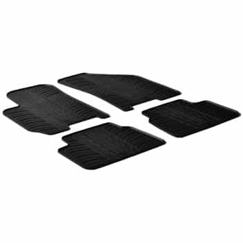 Rubber mats suitable for Chevrolet Lacetti 2004- (T-Design 4-piece)