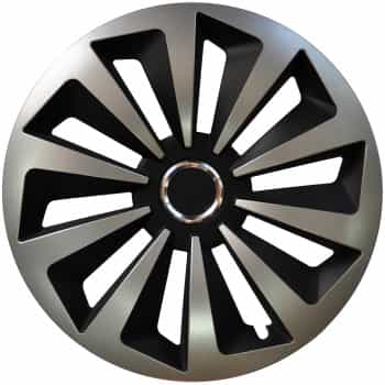 Wheel cover set Fox Ring Silver / Black Mix 15 Inch