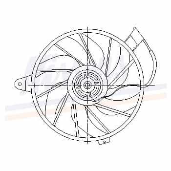 Fan, A/C condenser