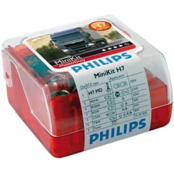 Spare bulb set H7 9-piece