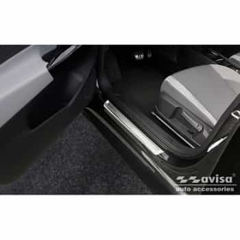 Stainless steel door sills suitable for Volkswagen ID.3 2020- - 'Lines' - 4-piece