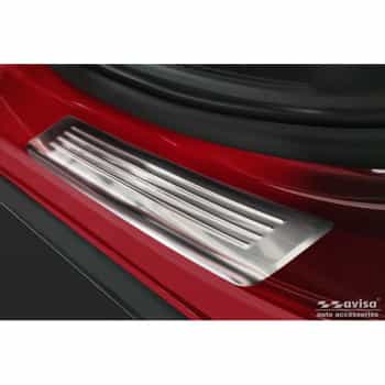 Stainless steel door sills suitable for Hyundai Tucson (NX4E) 2020- 'Lines' - 2-piece (rear doors)