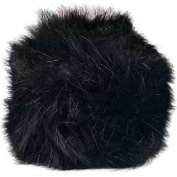 Simoni Racing Gear Shift Knob Cover Fluffy Fur - Black