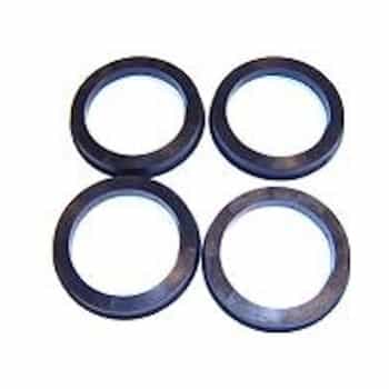 Sinatec Centering Rings 67.1->60.1mm Black 4 pieces