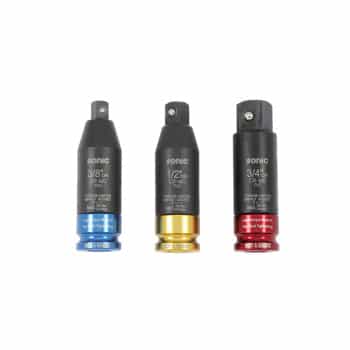 Sonic Adapter Set 1/2", with fixed torque 3 pcs. 300304