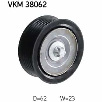 Deflection/Guide Pulley, v-ribbed belt VKM 38062 SKF