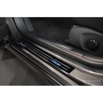 Black Stainless Steel Door Sill suitable for Ford Mondeo V Turnier 2014-2019 & Facelift 2019- 'Hybrid' - 4-d