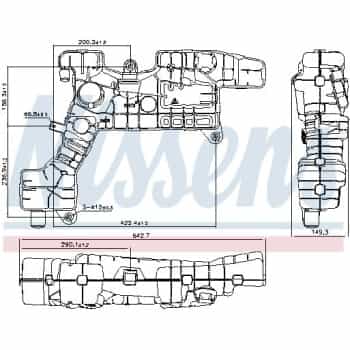Expansion tank, coolant
