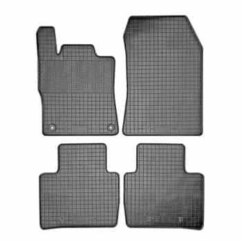Rubber mats suitable for Citroën C5 X 2021- (4-piece + mounting system)