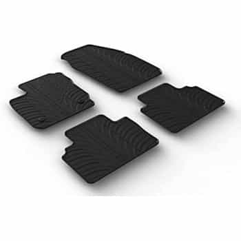 Rubber mats suitable for Ford Tourneo Courier Kombi/Passenger 2014- & Facelift 2018- (4-piece)