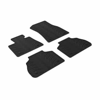 Rubber mats suitable for BMW X7 (G07) 2019- (T-Design 5-piece + mounting clips)