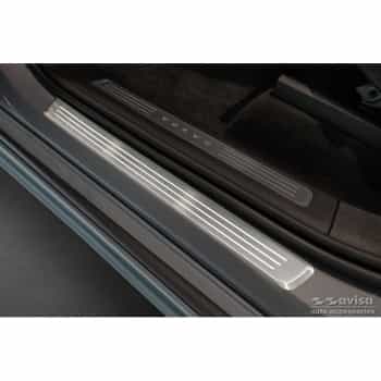 Stainless steel door sills suitable for Volvo XC90 II 2015 - - 'Lines' - 4-piece