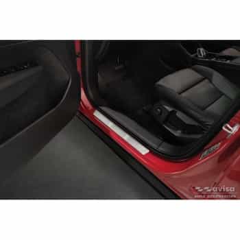 Stainless steel door sills suitable for Volvo XC40 2018 - - 'Lines' - 4-piece