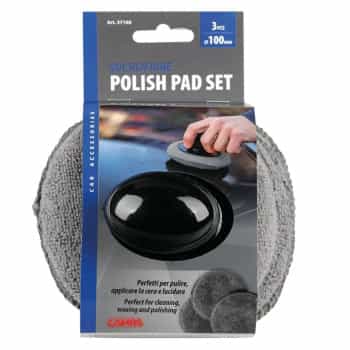 Microfiber cleaning pads with handle