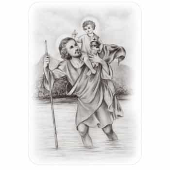 Car Tattoo Sticker St. Christopher - 33x47.5cm
