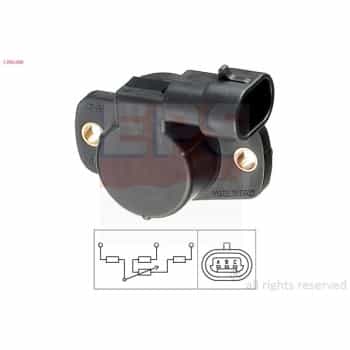 Sensor, throttle position Made in Italy - OE Equivalent 1.995.096 EPS Facet