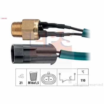 Temperature Switch, coolant warning lamp Made in Italy - OE Equivalent 1.840.055 EPS Facet