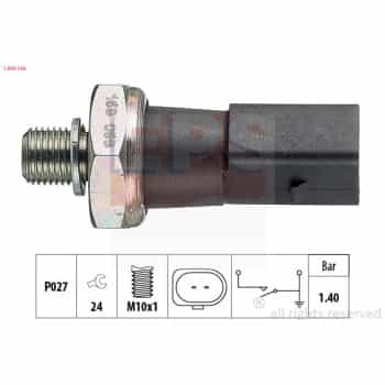 Oil Pressure Switch Made in Italy - OE Equivalent 1.800.168 EPS Facet