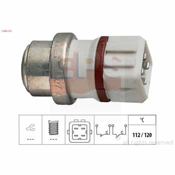 Temperature Switch, coolant warning lamp Made in Italy - OE Equivalent 1.840.107 EPS Facet