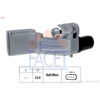 Sensor, crankshaft pulse Made in Italy - OE Equivalent 9.0464 Facet
