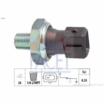 Oil Pressure Switch Made in Italy - OE Equivalent