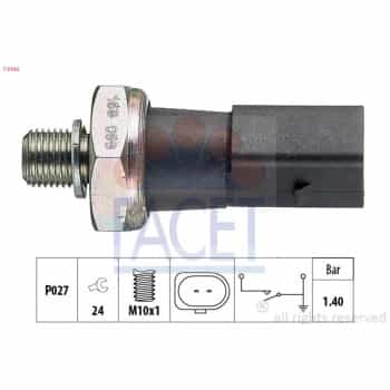 Oil Pressure Switch Made in Italy - OE Equivalent